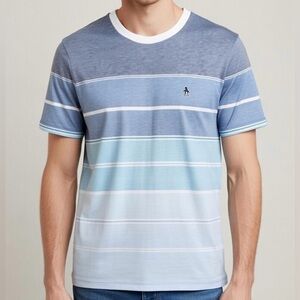 Original Penguin Men’s Striped Crew Neck T-Shirt (By Munsingwear).